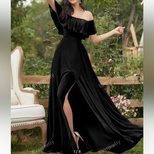 Black long dress
